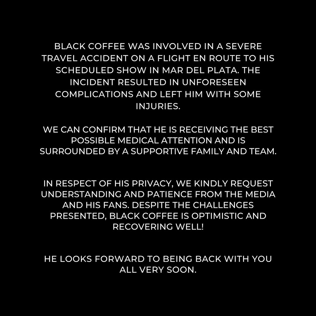 Everything you need to know about the airline incident involving Black Coffee 20
