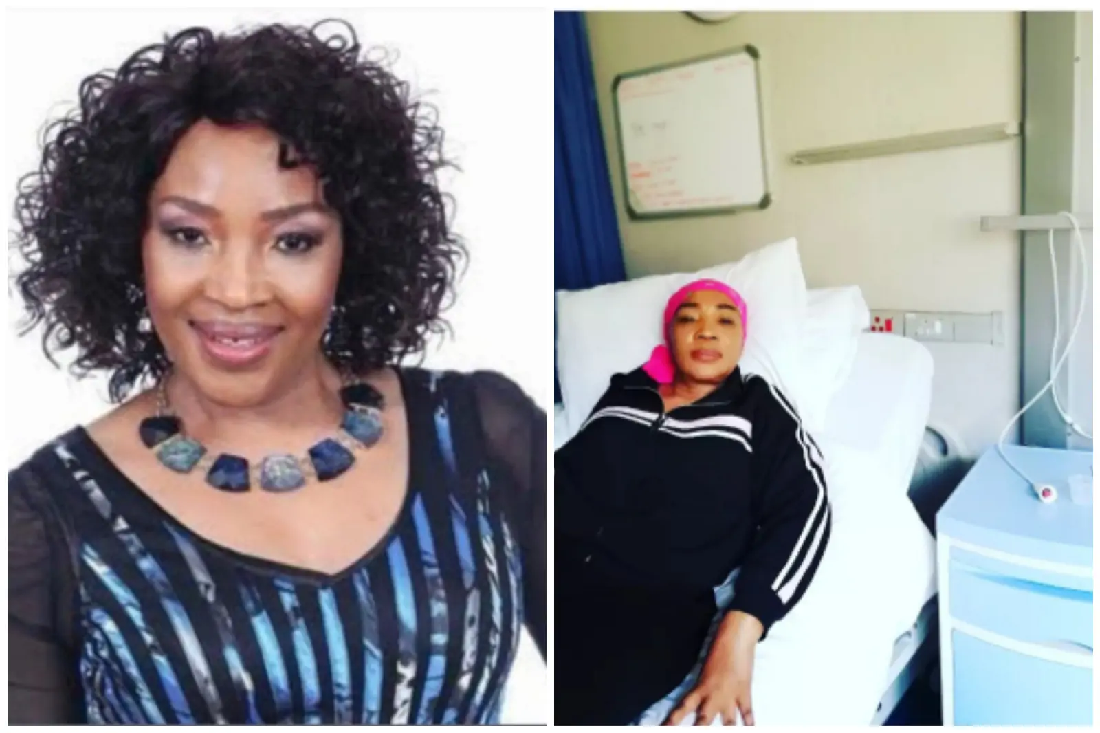 Ex-Scandal actress Joyce Skefu is on the road to recovery after suffering a stroke two years ago